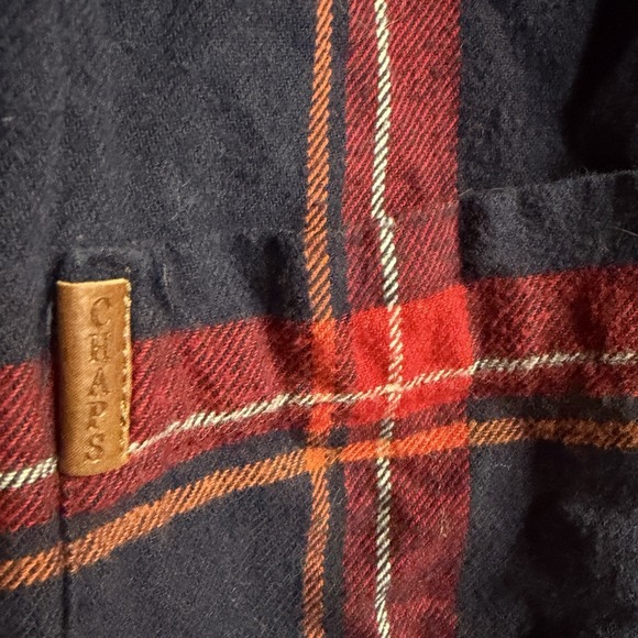 Chaps By Ralph Lauren Men's L 100% Cotton Flannel Button Down Shirt - Picture 3 of 6